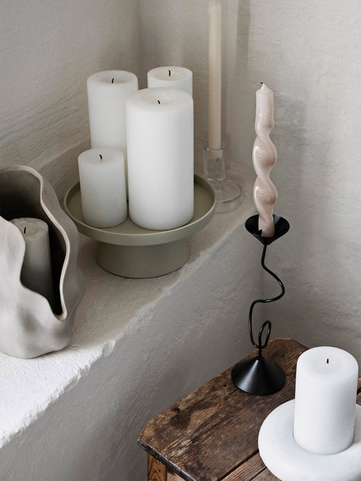 Handcrafted Tapered Candles Twist Set of 2