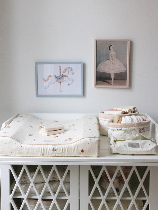 Carousel Cotton Changing Mat