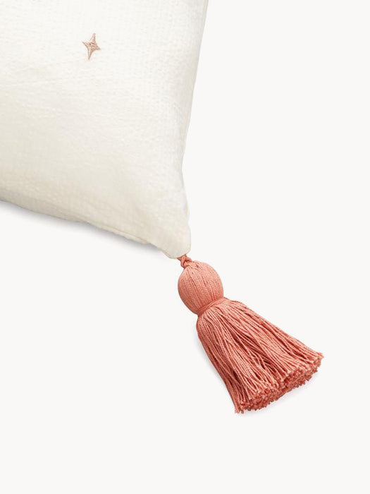 Ballerina Organic Cotton Cushion with Tassels