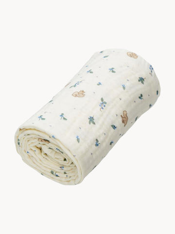 Blueberries Cotton Cuddly Blanket