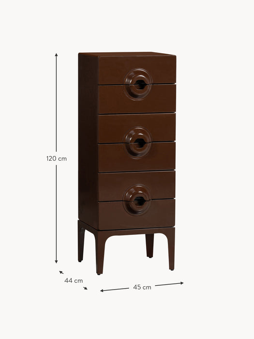 Eucalyptus Wood Bedside Table Merge