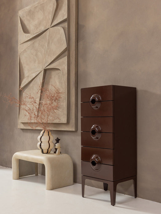 Eucalyptus Wood Bedside Table Merge
