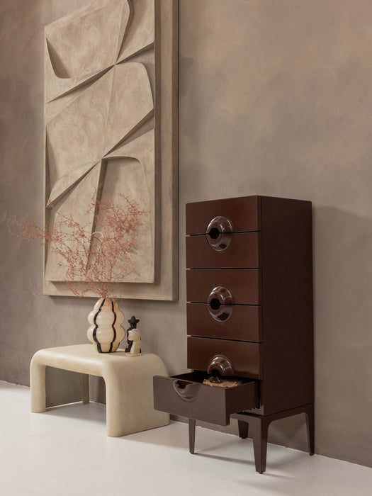 Eucalyptus Wood Bedside Table Merge