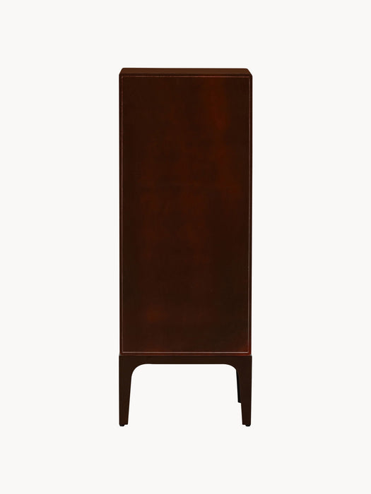 Eucalyptus Wood Bedside Table Merge