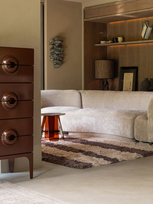 Eucalyptus Wood Bedside Table Merge