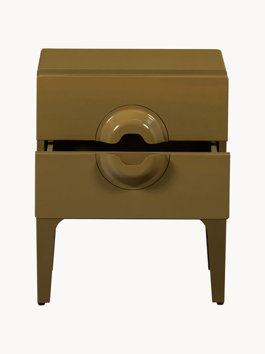 Eucalyptus Wood Bedside Table Merge