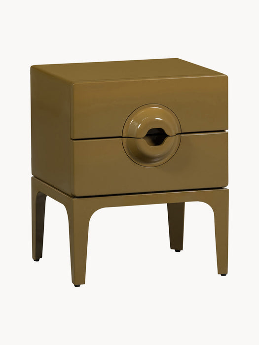 Eucalyptus Wood Bedside Table Merge