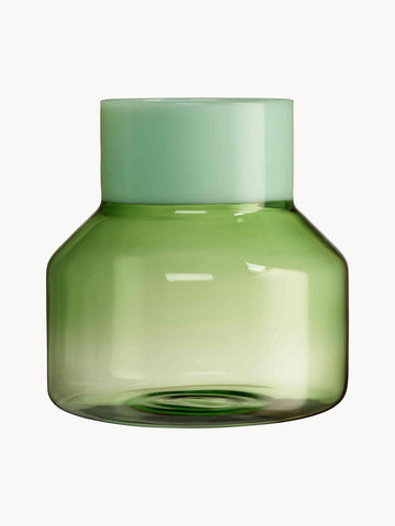 Generous Borosilicate Vase, H 17 cm
