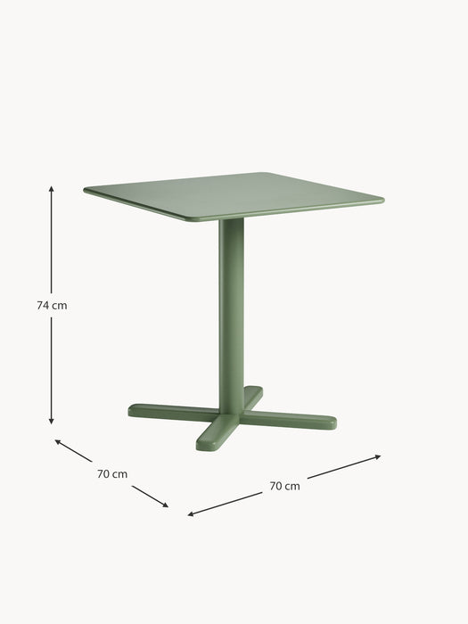 Folding Garden Table Darwin 70x70 cm