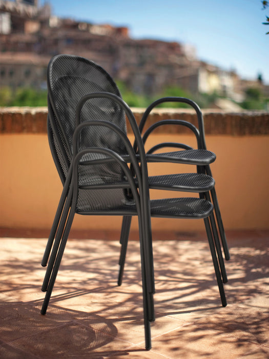 Stackable Garden Chair Ronda with Armrests