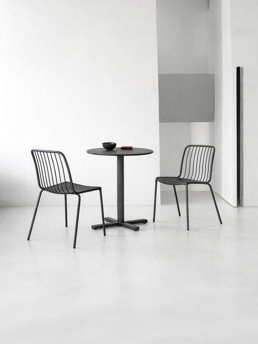 Stackable Garden Chairs Alisea Set of 2