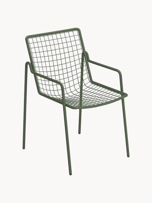 Stackable Garden Chair Rio R50 with Armrests