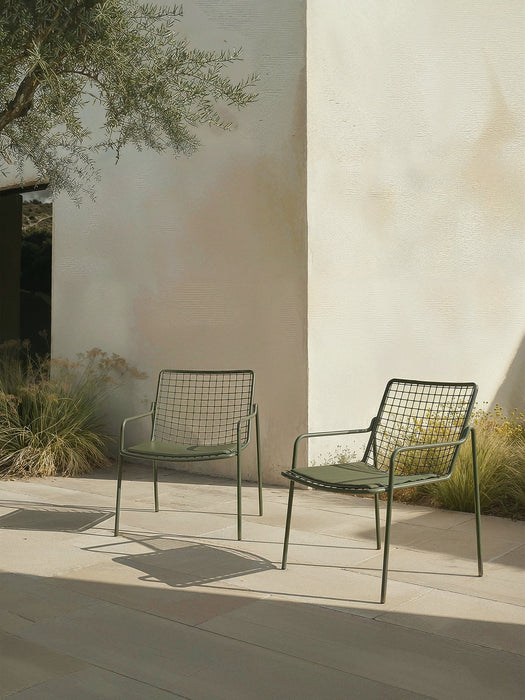 Stackable Garden Chair Rio R50 with Armrests