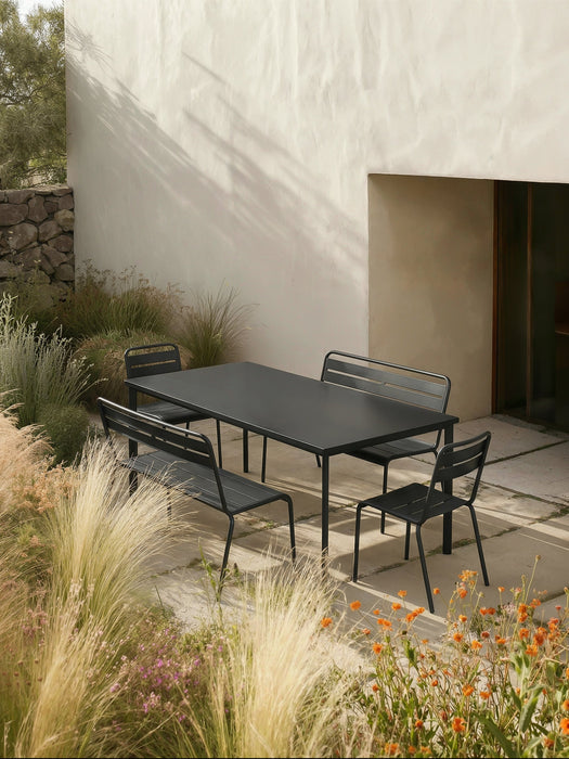 Stackable Garden Chairs Star Set of 2