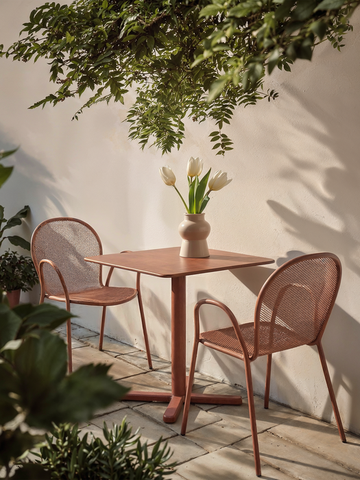 Folding Garden Table Darwin, 70 x 70 cm