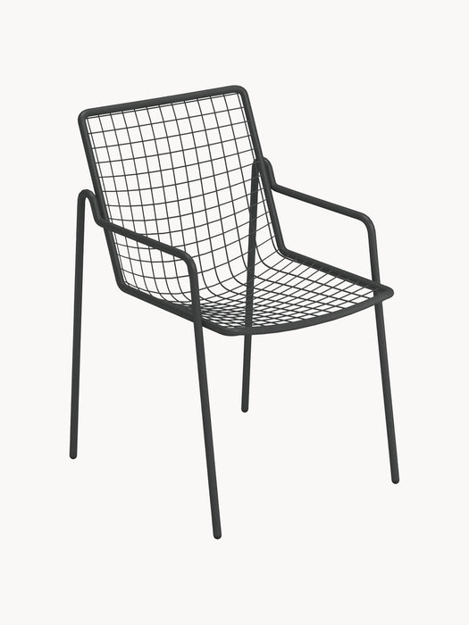 Stackable Garden Chair Rio R50 with Armrests