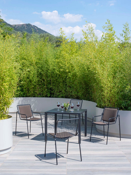 Stackable Garden Chair Rio R50 with Armrests