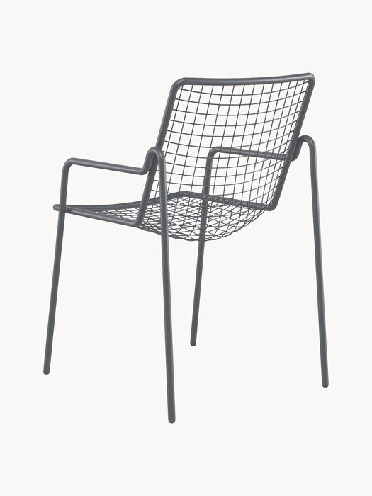 Stackable Garden Chair Rio R50 with Armrests
