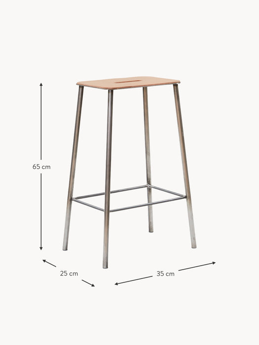 Leather Counter Stool Adam