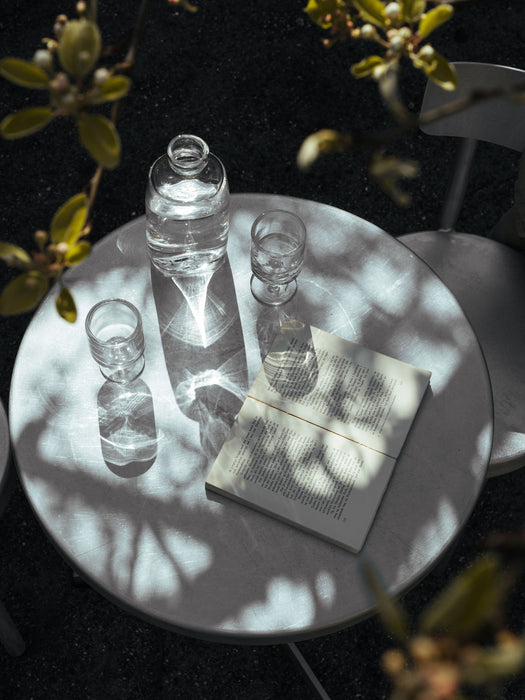 Round Metal Dining Table Tasca 58 cm