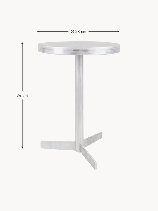 Round Metal Dining Table Tasca 58 cm