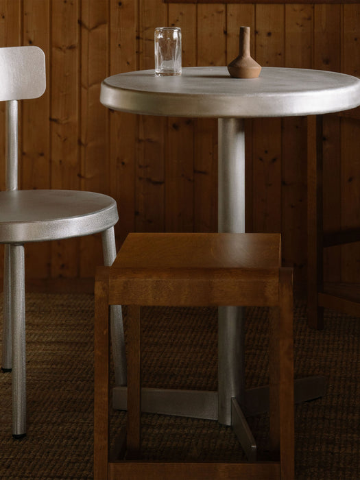 Round Metal Dining Table Tasca 58 cm