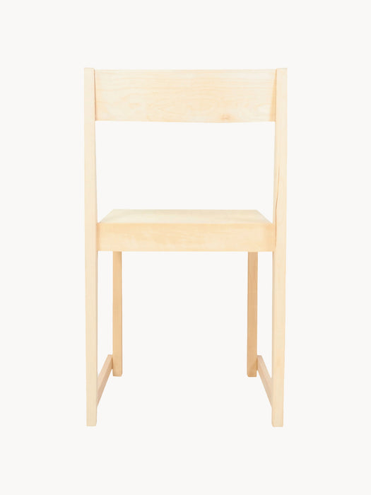 Birch Wood Dining Chair 01