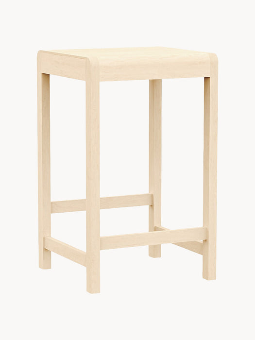Birch Wood Counter Stool 01