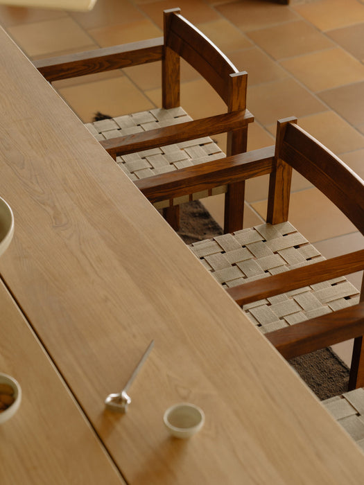 Ash Wood Dining Armchair Symmetry