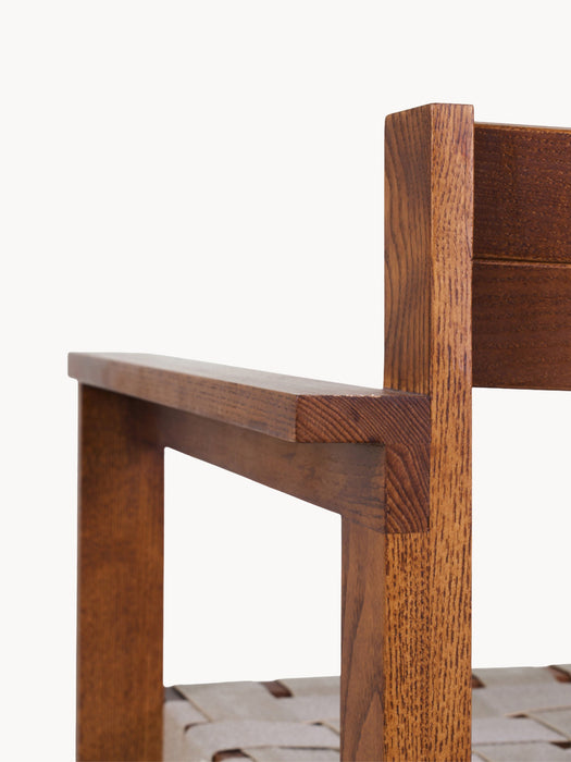 Ash Wood Dining Armchair Symmetry