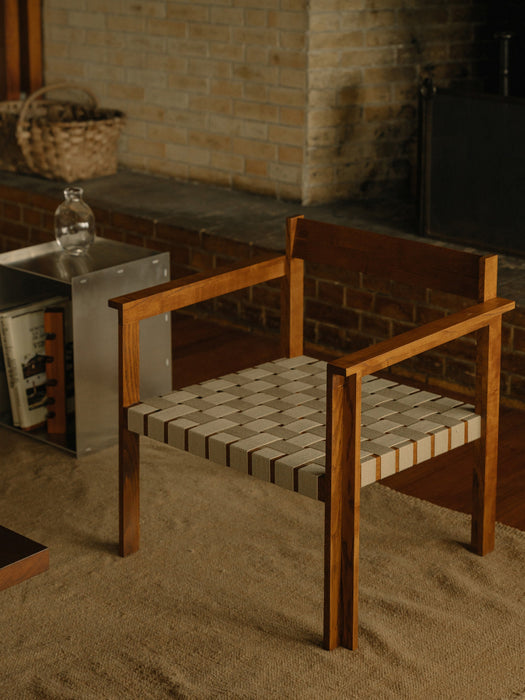Ash Wood Dining Armchair Symmetry