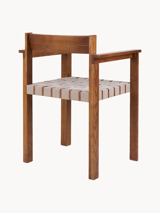 Ash Wood Dining Armchair Symmetry