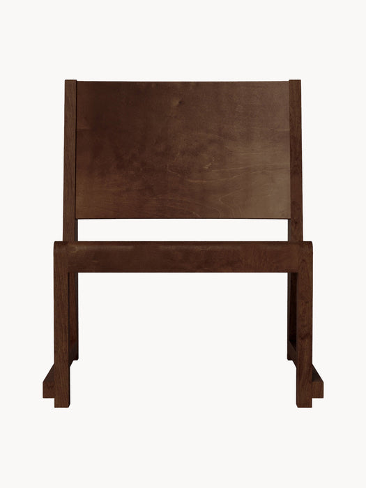 Birch Wood Lounge Chair 01