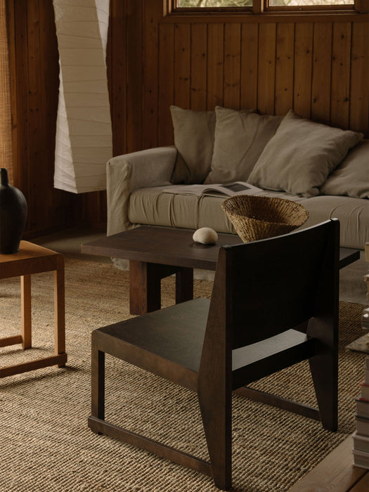 Birch Wood Lounge Chair 01