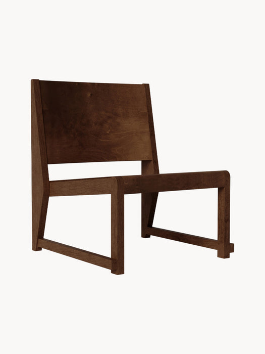 Birch Wood Lounge Chair 01