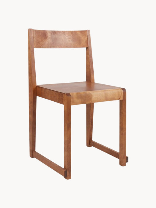 Birch Wood Dining Chair 01