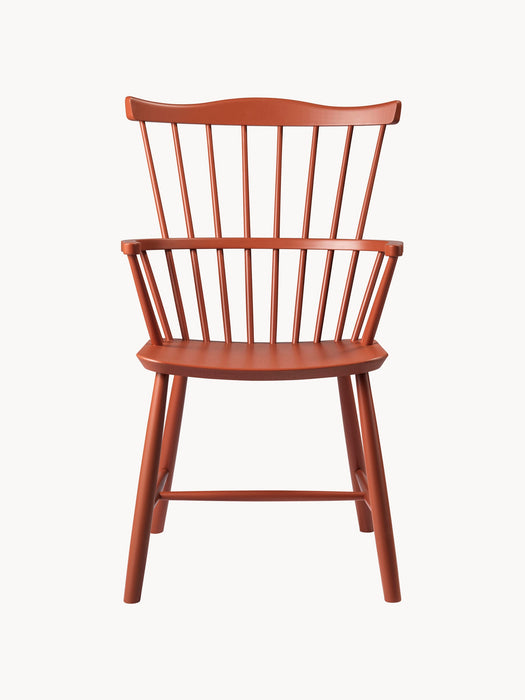 Handmade Beech Wood Dining Chair J52B with Armrests