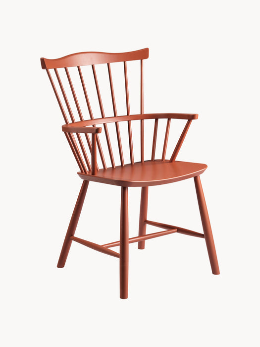 Handmade Beech Wood Dining Chair J52B with Armrests