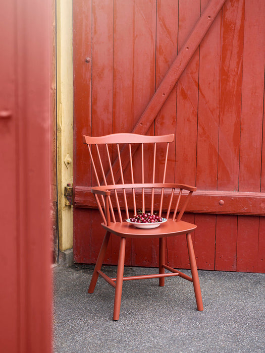 Handmade Beech Wood Dining Chair J52B with Armrests