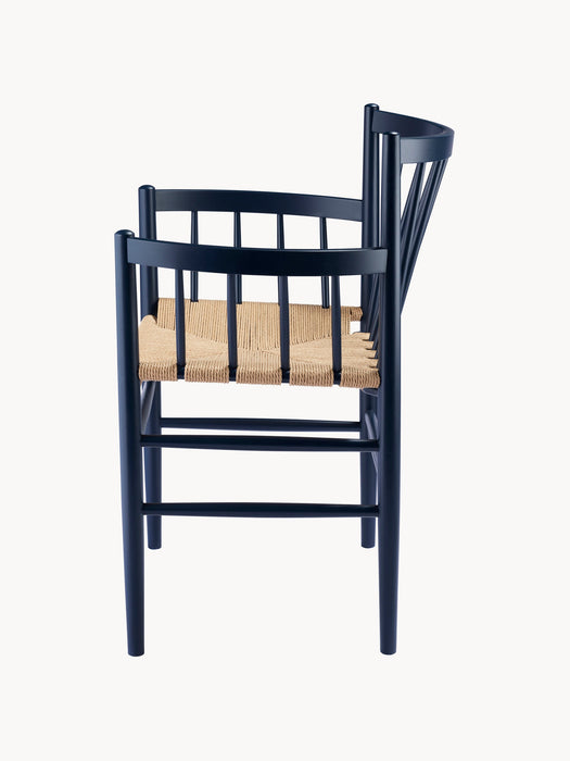 Handwoven Beech Wood Armchair J81