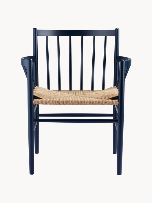Handwoven Beech Wood Armchair J81