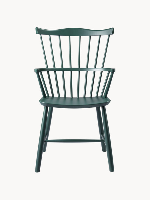 Handmade Beech Wood Dining Chair J52B with Armrests