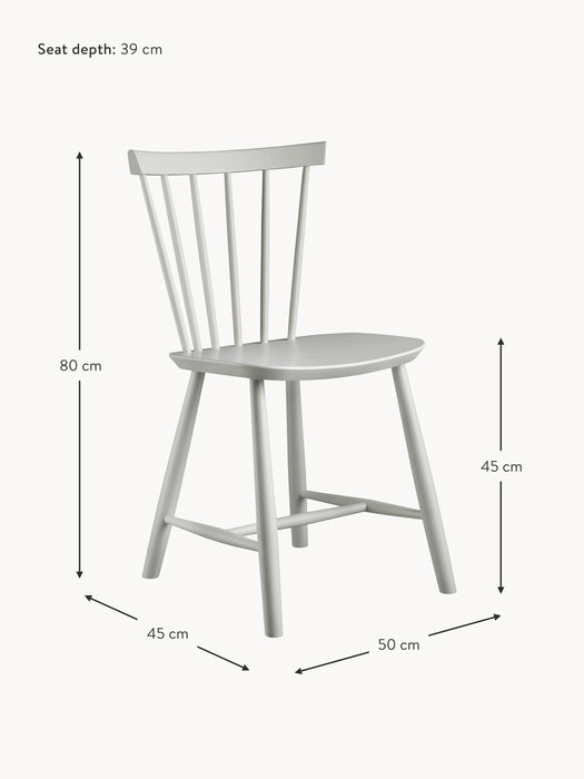 Handmade Beech Wood Dining Chair J46
