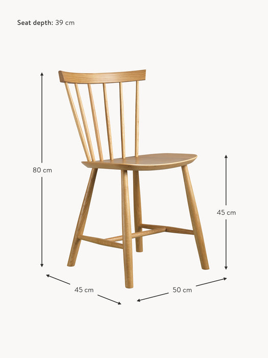 Handmade Oak Wood Dining Chair J46