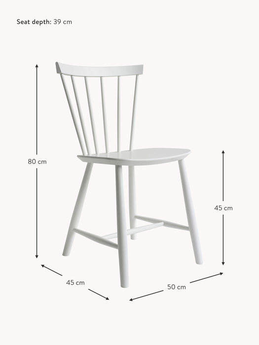 Handmade Beech Wood Dining Chair J46