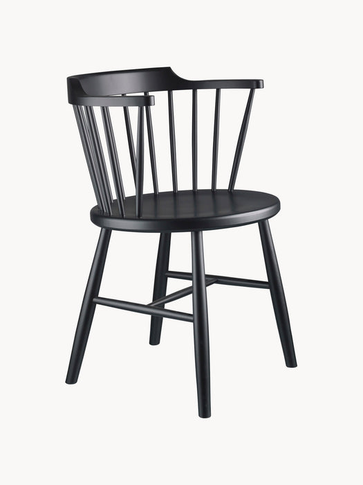 Handmade Beech Wood Dining Chair J18 with Armrests