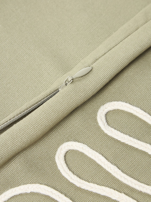 Hand-Stitched Organic Cotton Cushion Cover Jot