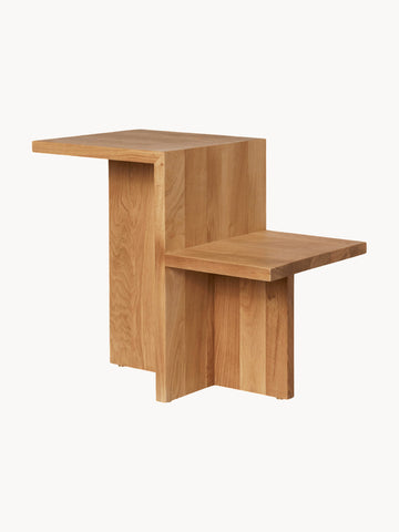 Distinct Oak Wood Side Table