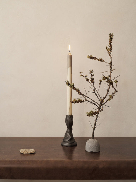 Dripping-Effect Dinner Candles Dryp Hand-Finished Set of 2
