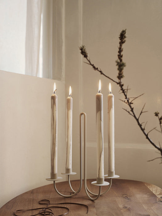 Dripping-Effect Dinner Candles Dryp Hand-Finished Set of 2